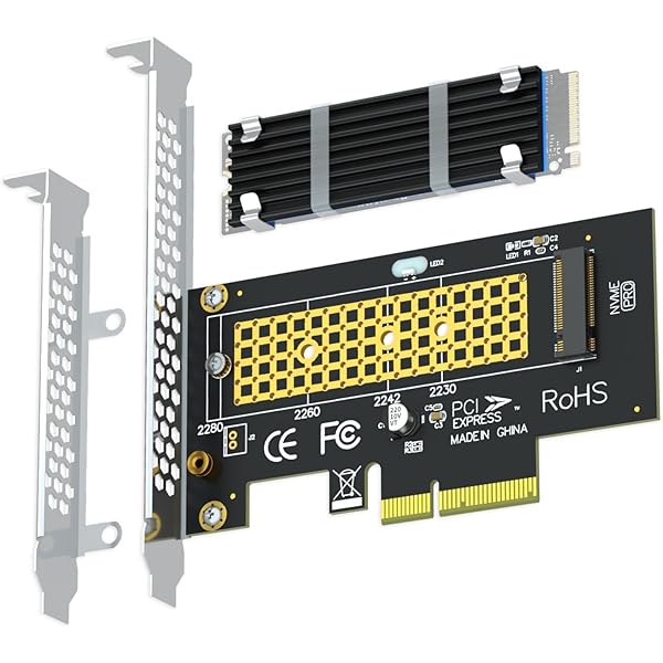 SABRENT M.2 SSD NVMe 4ドライブ PCIe 3.0 x4アダプターカード